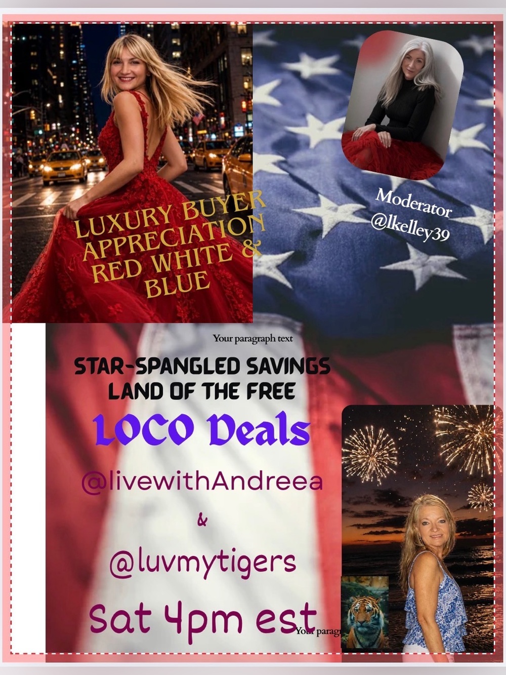 🚨 🚨 PLEASE LIKE TO BE NOTIFIED OF SHARE LUXURY LIVE SHOWS - Picture 1 of 10